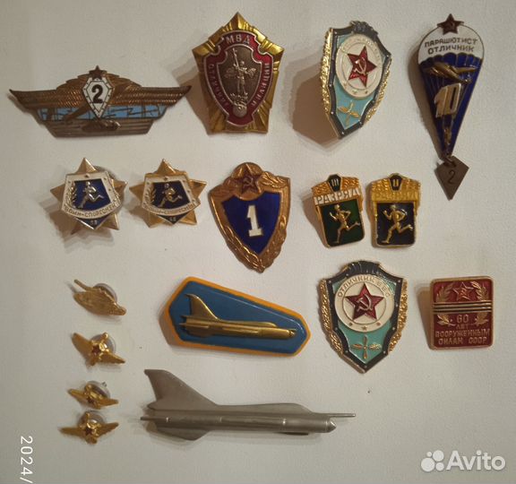 Знак воин спортцмен с закруткой