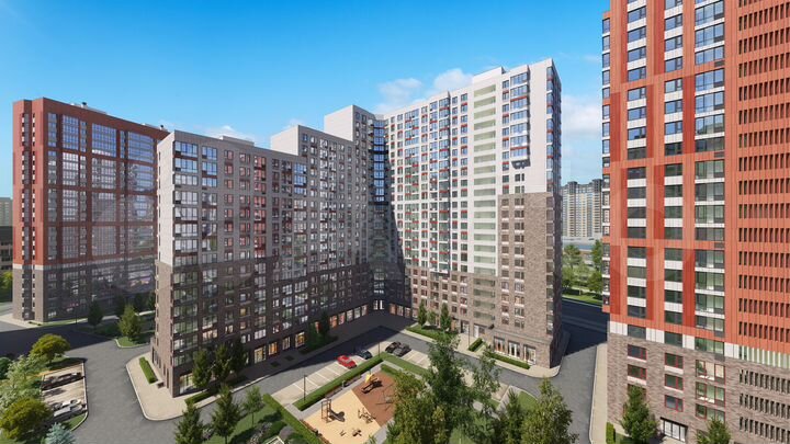 2-к. квартира, 42,9 м², 17/22 эт.