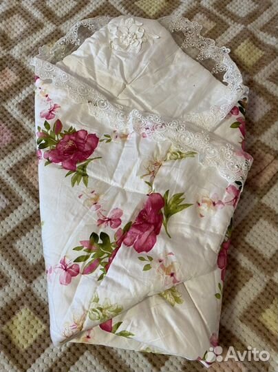 Конверт на выписку для девочки весна осень