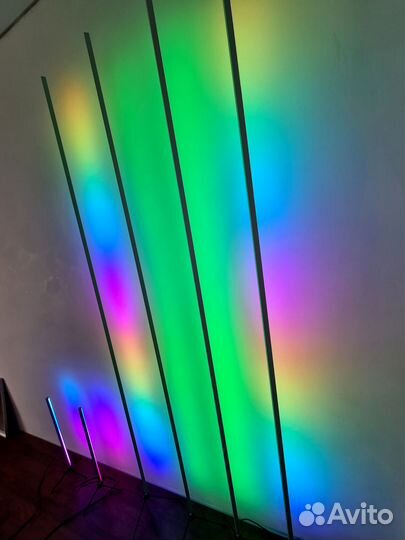 Светодиодная лампа rgb торшер (premium) 65см