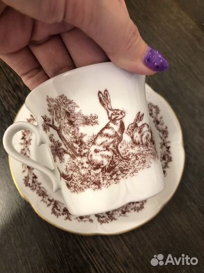 Чашка с блюдцем ГДР