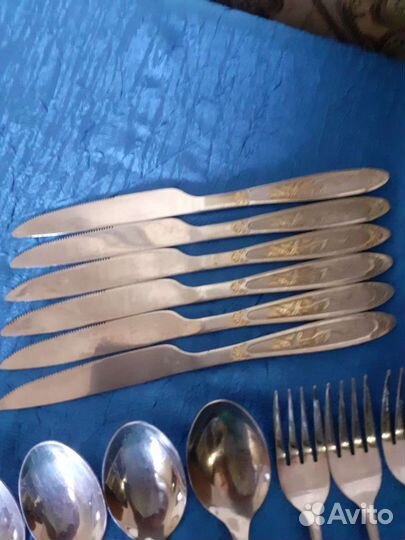 Набор столовых приборов СССР нержавейка