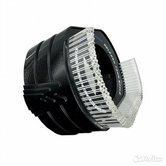 Бленда (маска) для линз с DRL Белый цвет L-образна