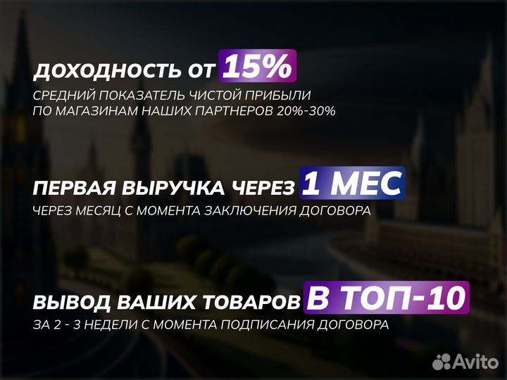 Готовый бизнес на маркетплейсах wildberries и ozon