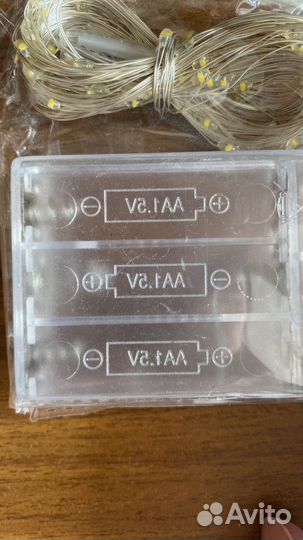 Гирлянда лампочки 1 м