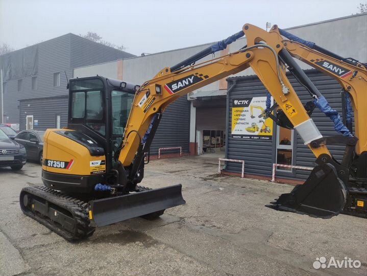 Мини-экскаватор SANY SY35U, 2024