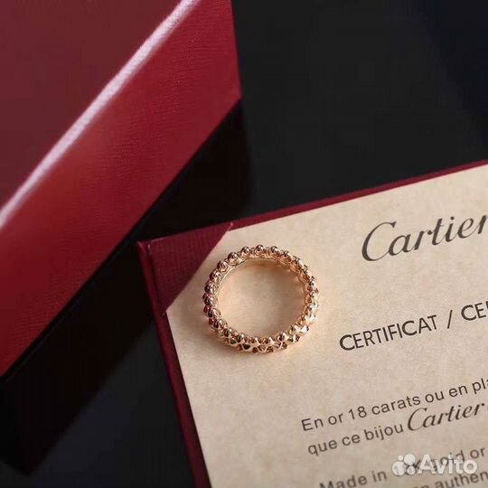 Золотое кольцо Cartier