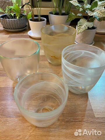 Цветочный горшок стеклянный для орхидей