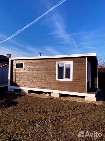 Каркасная баня мобильный домик в наличии