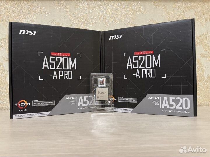 Ryzen 5 5500 + MSI A520M-A PRO