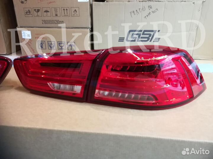 Задние фонари mitsubishi lancer LED