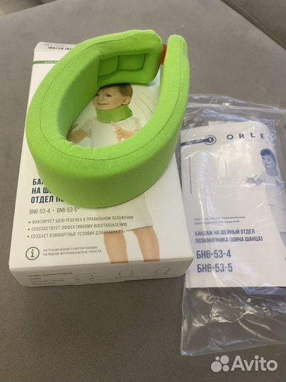 Бандаж на шейный отдел позвоночника. Orlett