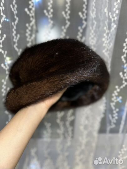 Шапка норковая женская