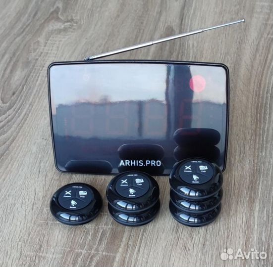 Влагозащищенная кнопка вызова персонала и табло