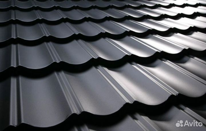 Металлочерепица графит