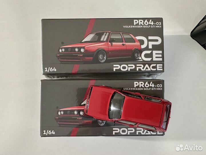 Коллекционная мoдeль Volkswagen Golf MK2 1:64
