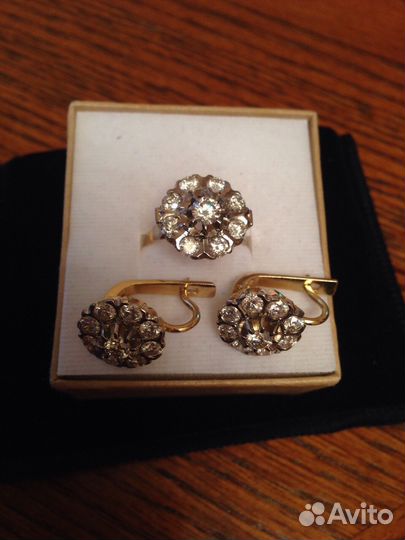 Сережки малинки СССР 4 ct