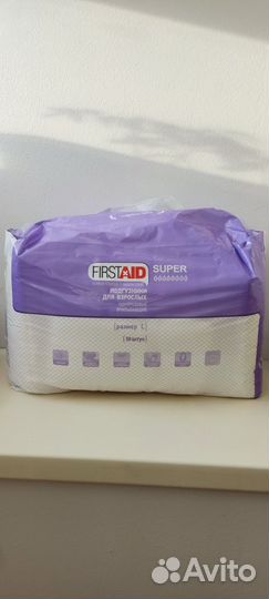 Подгузники для взрослых First Aid Super размер L 3