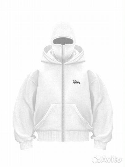 Зип худи tommy sinny с балаклавой type