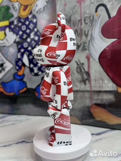 Игрушка Bearbrick Coca-Cola 28см