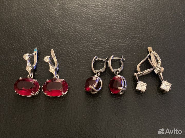 Серьги серебро СССР