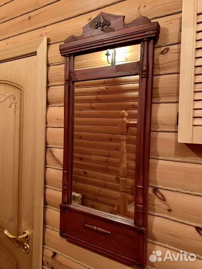 Зеркало старинное после реставрации и редизайна