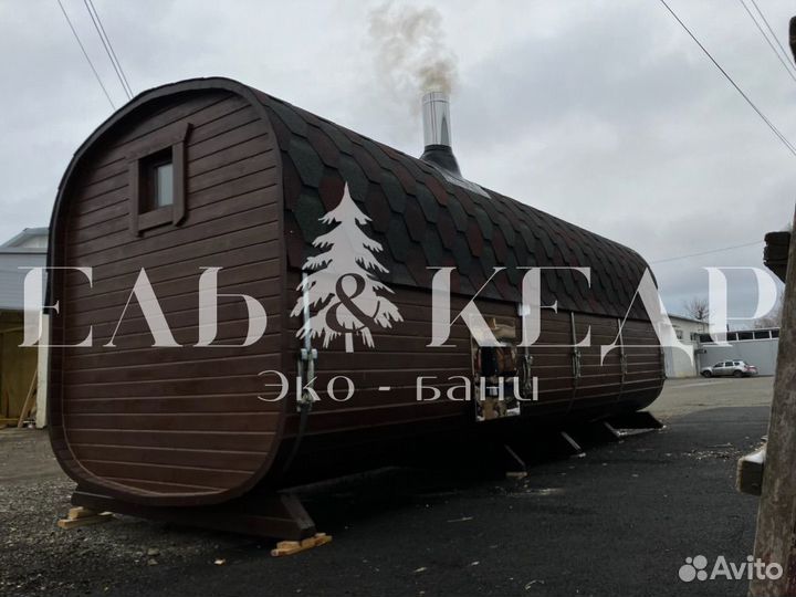 Бани - бочки от производителя под ключ