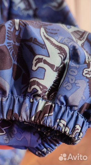 Ветровка на мальчика на флисе 134