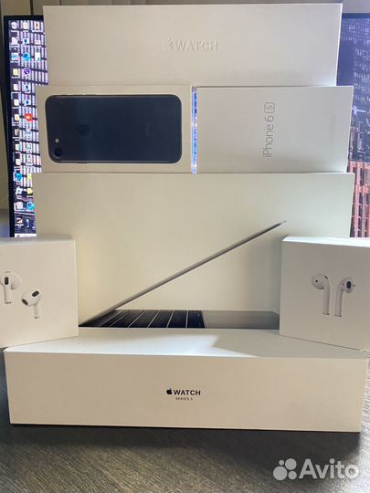 Коробки от техники apple