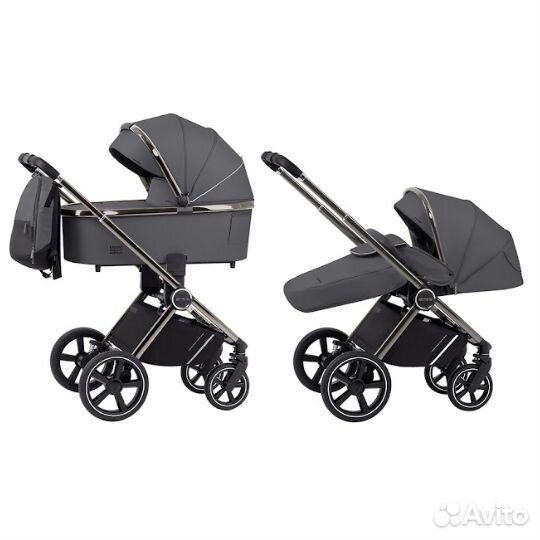 Коляска 2 в 1 Carrello Ultimo CRL-6511, Lead Grey