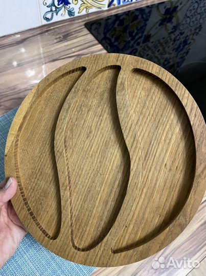 Деревянная сырная тарелка