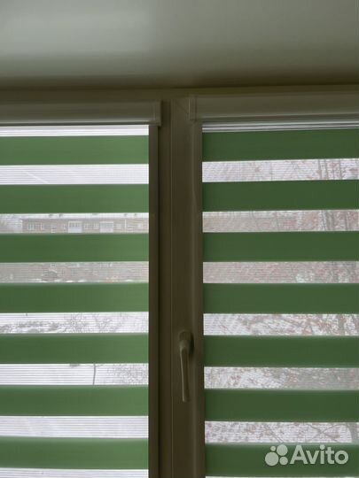 Рулонные шторы зебра