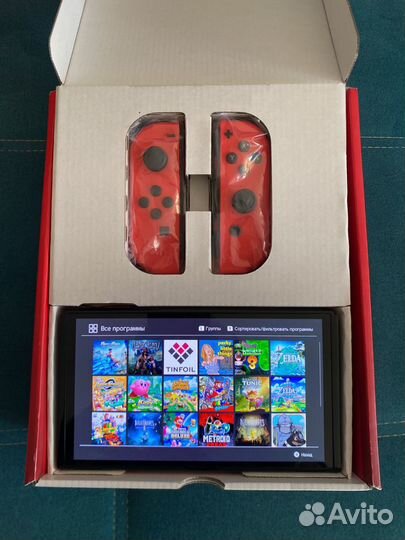 Nintendo Oled Mario Edition 256GB Чипованная