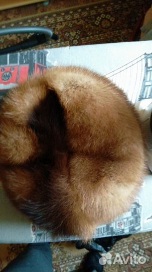 Норковая шляпа женская 58