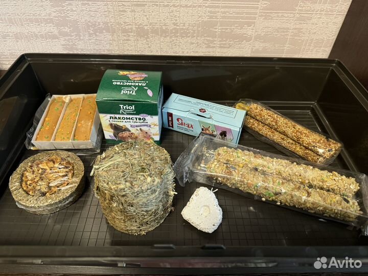 Клетка и корма для грызунов