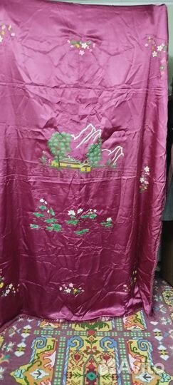 Атласные наволочки и покрывало