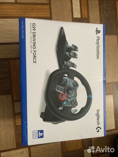 Игровой руль Logitech g29 driving force Без кпп