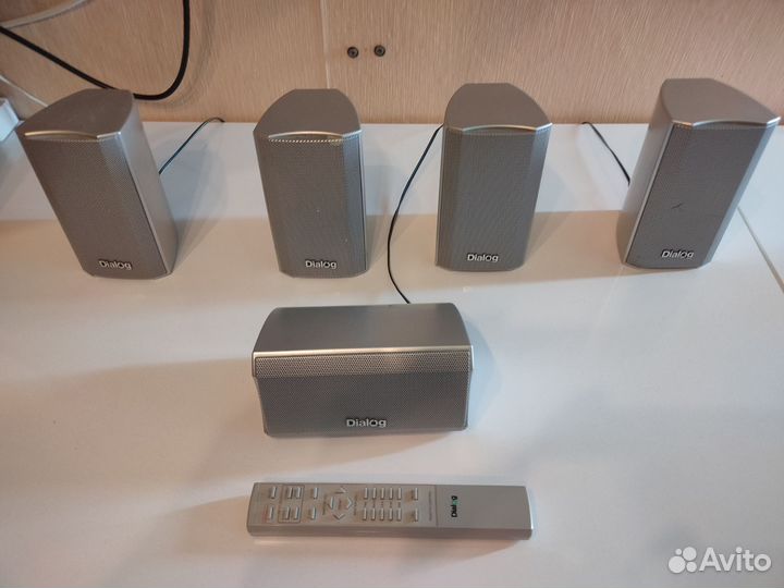 Акустические колонки 5.1 канал Dialog 104 160W
