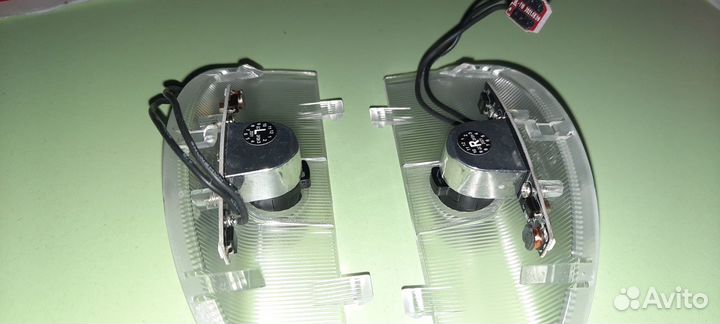 Подсветка дверей с логотипом mitsubishi штатные