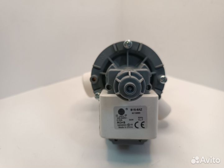 Насос стиральной машины, hanyu, 34W, с улиткой, кл