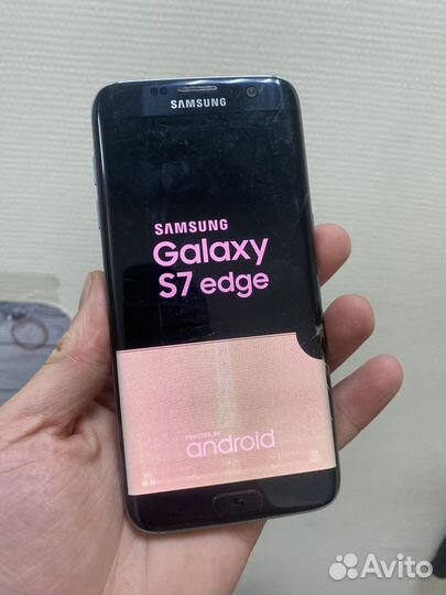 Телефон Samsung S7 edge 64gb (экран разбит)