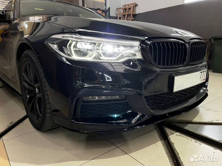 Мпакет сплиттер перфоманс губа на бампер BMW G30