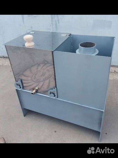 Печь для бани с баком