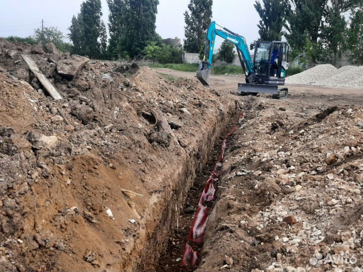 Установка септика из бетонных колец