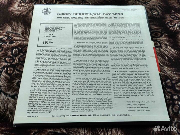 Kenny Burrell – All Day Long – US 1973 #2