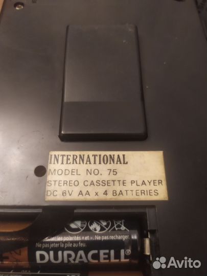 Кассетный плеер international 75