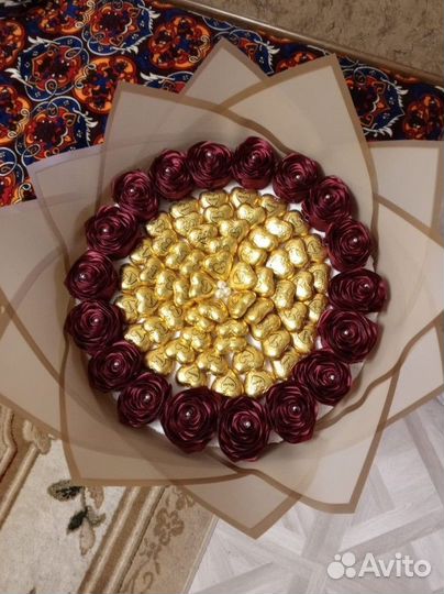 Букет из атласных лент принмаю заказы