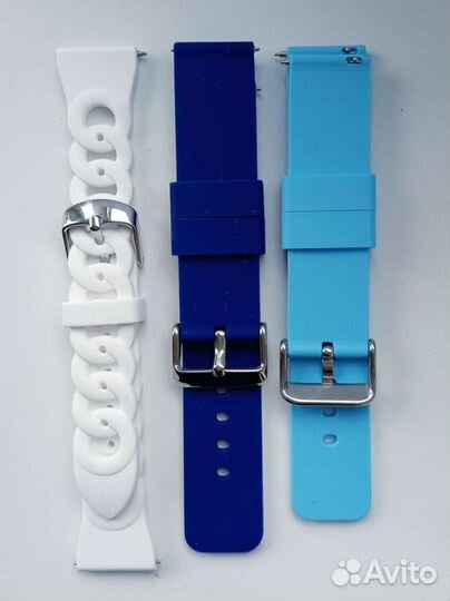 Ремешок для часов 20 мм силиконовый