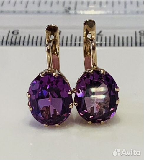 Золотые серьги 583 СССР