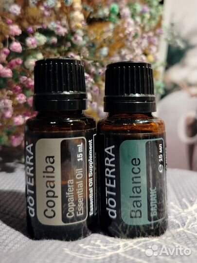 Новый набор эфирных масел Doterra копайба и баланс